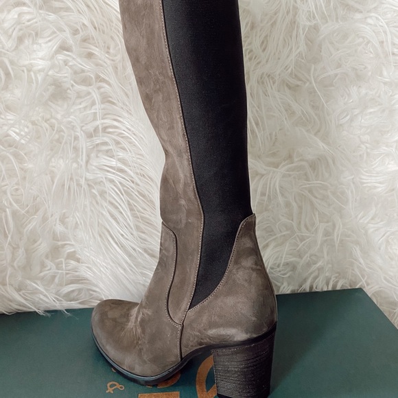 BUENO Suede Grey Nubuck Boots - Picture 3 of 8